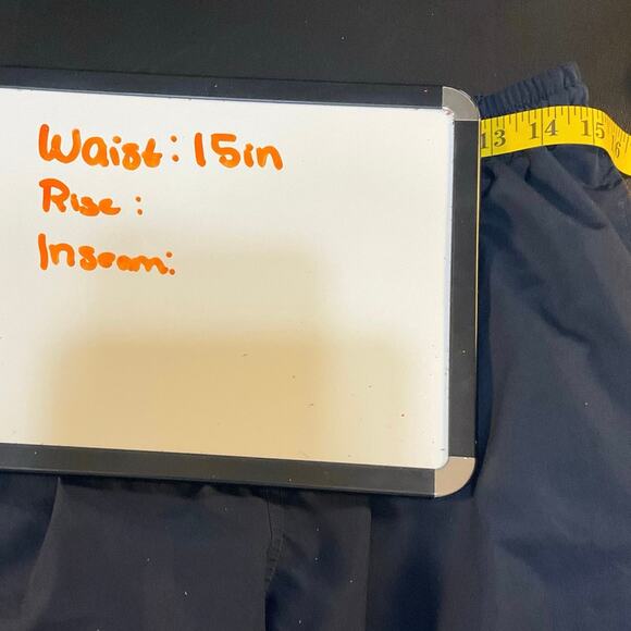 Nike Navy Blue Insulated Wide Leg Pull On Performance Wear Athletic Pants Size L - Picture 6 of 8